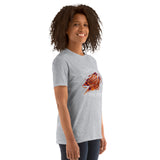 Load image into Gallery viewer, ALOOO-Fire-Basketball-Short-Sleeve Unisex T-Shirt